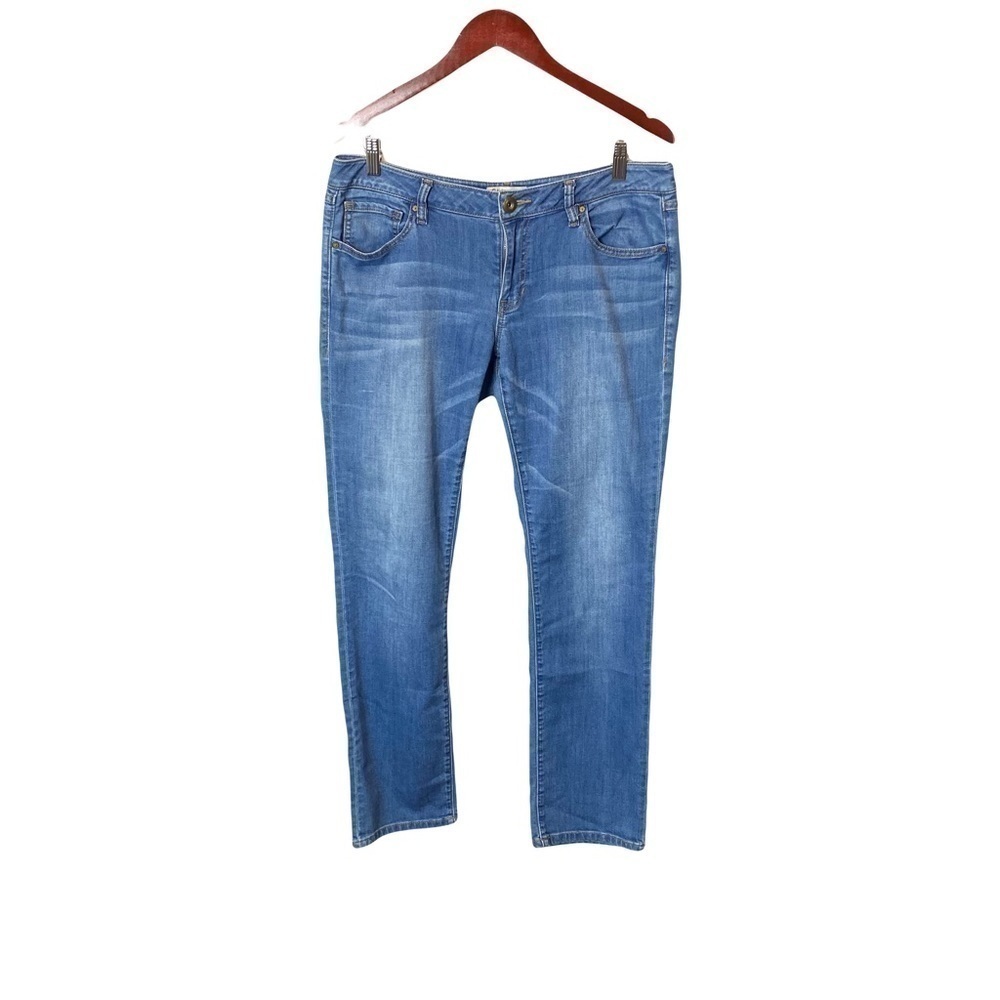 CAbi size 10 style #751 Women's Boyfriend Jeans - Blue